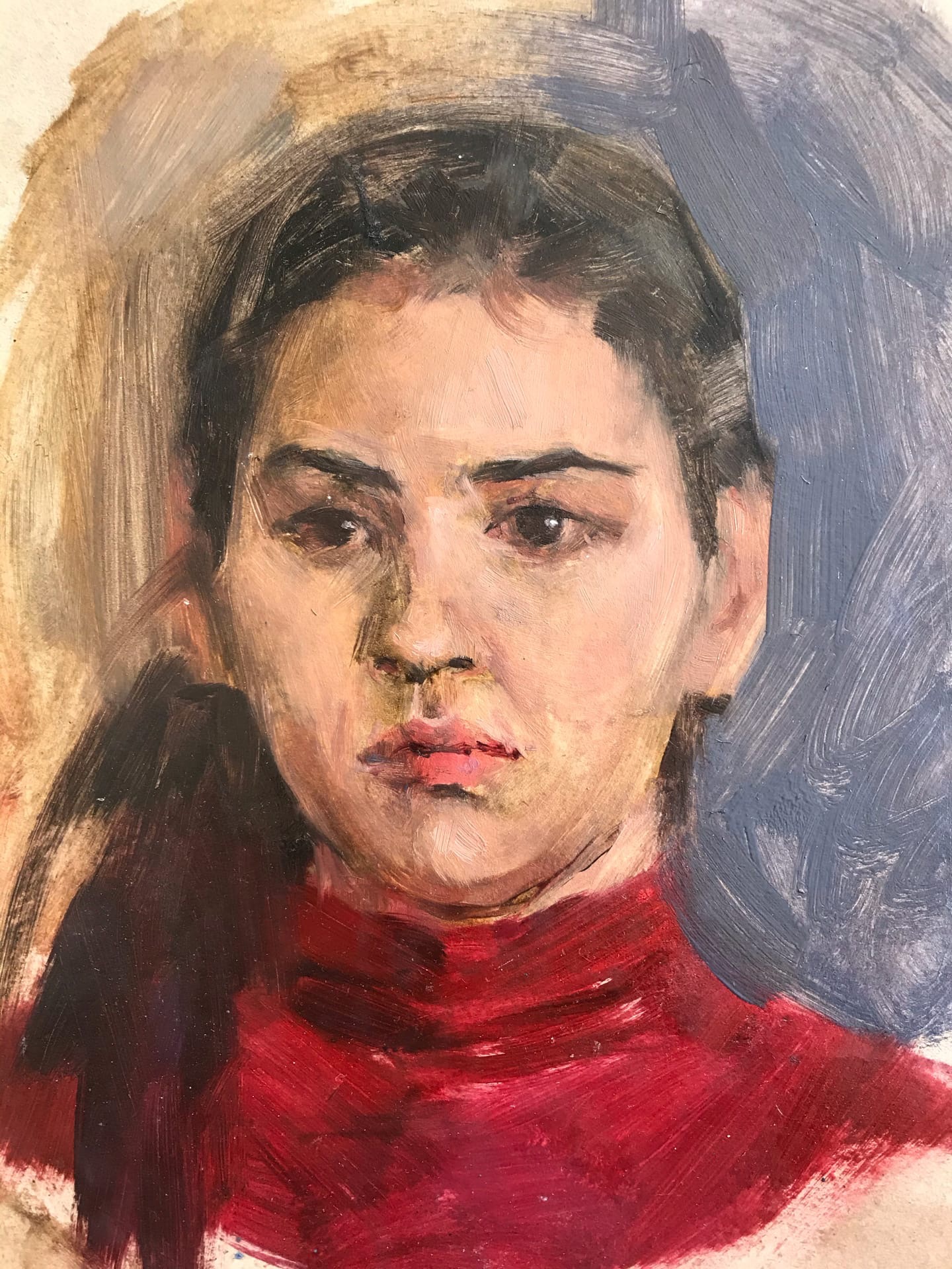 Nazarova Dariya Portret devochki VGIIK Volgograd